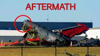 Multiple Planes crash at Dallas Airshow  Aftermath  Best Angle [upl. by Gian]