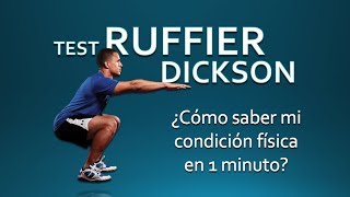 Test Ruffier Dickson ¿Como saber mi nivel de condición física Fácil y rápido [upl. by Lupe]