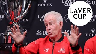 John McEnroe makes plea to Laver Cup stars after confirming plan to step down from role [upl. by Denoting]