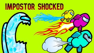 Impostors fart effect Top 6 Among Us animations Impostor kills by farting and dancing Dance girl [upl. by Chemosh]