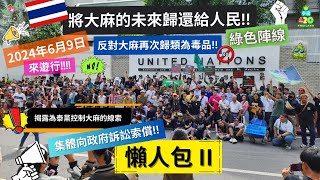 泰國420 🍀將大麻的未來歸還給人民🌱揭露為泰黨控制大麻線索 🤑綠色陣線6月9日❇️ 大家一同遊行💚反對大麻再次成為毒品中字 cannabis 泰國 大麻 泰國大麻合法化 [upl. by Fermin]