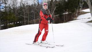 Les manoeuvres de bases du chasseneige en ski alpin [upl. by Dru556]