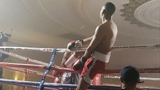 Tyan Booth SPITSquot at opponent in weird Boxing comeback for the British BCWCB title [upl. by Latsyek]