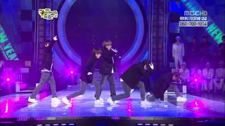 100214 MBC Star Dance Battle HD  Super Junior dance remixavi [upl. by Asek]