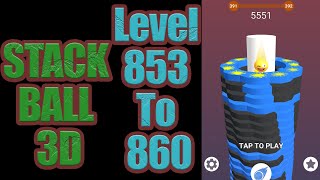 I Played Stack Ball From Level 853 To 860 [upl. by Gregoor546]