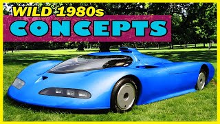 Top 10 Incredible 1980s Concept Cars Youve Never Seen Before  Decades Of History [upl. by Errot808]