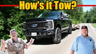 2023 Ford F250 Tremor Towing Test Can This OffRoad Super Duty Still Handle Work [upl. by Hieronymus]