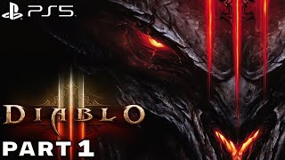 Diablo 3 Eternal Collection PS5 Walkthrough Gameplay Part 1  INTRO FULL GAME [upl. by Schweitzer]