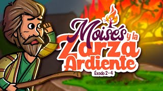 Moisés y la Zarza ardiente 🔥🌳  Historia de la Biblia  Mi Primera Biblia  21 [upl. by Hadleigh625]