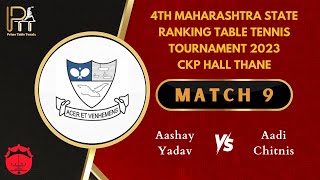 Aashay Yadav vs Aadi Chitnis  Mens Category  Match  9  DAY  1  10October2024 [upl. by Kling282]