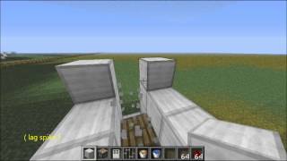 Minecraft Simple and Compact Obsidian Generator  Tutorial [upl. by Suirradal]