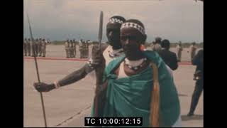 Le 2441971 Lempereur Haile Selassie visite le Burundi [upl. by Ysac]