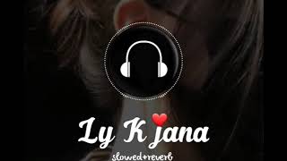 LyJanaslowedreverbfullsong🎧🎶🎵🎵🎶🎧🎧USEHEADPHONES🎧 [upl. by Nirrok786]