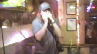 Long Haired Country Boy  Blues Harp Karaoke at Backdoor Lounge in Panama City Beach FL [upl. by Aillicec]