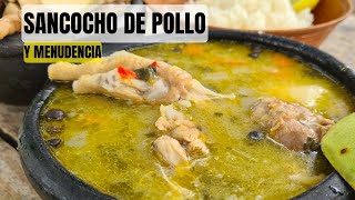 SANCOCHO POLLO  SANCOCHO DE POLLO Y MENUDENCIAS  RECETA DE SANCOCHO DE POLLO COLOMBIANO ❤️✍️📝 [upl. by Siderf488]