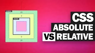 CSS Absolute vs Relative Position EXPLAINED [upl. by Orelee]