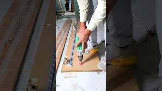 Door staphner fitting process  band shutter Ko Sidha kaise karen woodworking shortvideo [upl. by Bruno668]