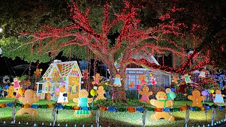 2020 Christmas Lights in Houston ｜Candy Wonderland｜3027 Quincannon LNHoustonTX77043 [upl. by Etteniotna749]