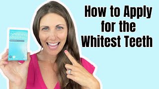 How to Apply Lumineux Teeth Whitening Strips for the Whitest Teeth [upl. by Lonni]