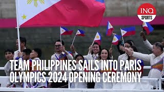 Team Philippines sails into Paris Olympics 2024 opening ceremony [upl. by Solitta]