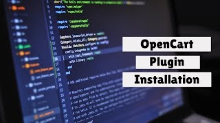 OpenCart Plugin Installation [upl. by Ahearn]