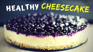 Easy No Bake Blueberry Cheesecake with oatmeal crust [upl. by Nessnaj990]