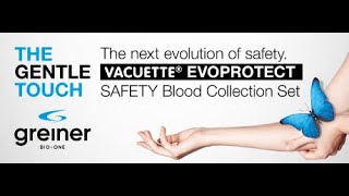 VACUETTE EVOPROTECT SAFETY Blood Collection Set [upl. by Euseibbob551]