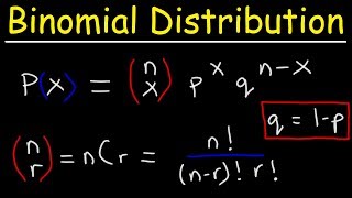 Finding The Probability of a Binomial Distribution Plus Mean amp Standard Deviation [upl. by Inga]