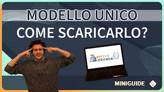 Come scaricare la dichiarazione dei redditi UNICO precompilata dal sito dellAgenzia delle Entrate [upl. by Ycart]