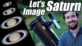 How to Image Saturn with a Telescope PIPP Autostakkert amp Registax [upl. by Refinnaj]