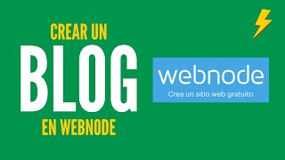 Webnode BLOG 🔥 Cómo Crear un BLOG en Página Web con Webnode [upl. by Nivalc]