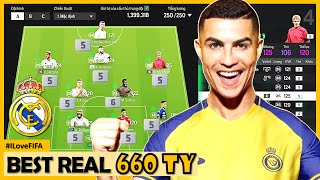 Phá Nhanh 660 Tỷ ILF Build Team Color REAL MADRID Cực Khỏe 2023 RONALDO BENZEMA BECKHAM amp HAZARD [upl. by Akirat]