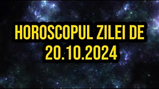 Horoscopul zilei de 20 octombrie 2024 Leii sunt cu gândul la bani [upl. by Vange]