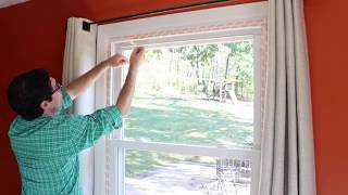 How to Weatherize Windows with Plastic Film Insulation  by Home Repair Tutor [upl. by Lashar]