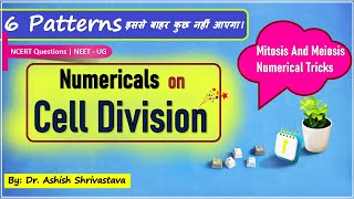 Numericals On Cell Division  Mitosis And Meiosis Numerical Tricks  NCERT Questions  NEET  UG [upl. by Htnamas]