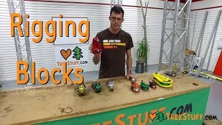 Arborist Blocks and Pulleys for Tree Rigging  TreeStuffcom [upl. by Gusba]