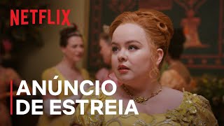 Bridgerton Temporada 3  Anúncio de estreia  Netflix [upl. by Tallu]