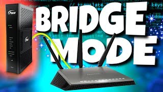 GATEWAY BRIDGE MODE ROUTER SETUP ATampT Pace 5268ac [upl. by Retswerb302]