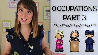 VOCABULARIO DE PROFESIONES EN INGLES  PARTE 3  JOBS AND OCCUPATIONS ENGLISH VOCABULARY [upl. by Ogir]