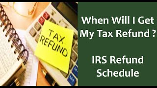 When Will I Get My Tax Refund IRS Refund Processing Schedule and Top 3 Reasons For Delays [upl. by Montano]