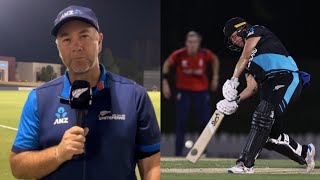 Craig McMillan Interview  ICC Womens T20 World Cup 2024 warm up match New Zealand vs England [upl. by Aramat]