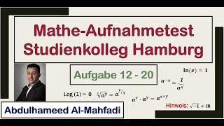 Aufgaben 1220  STKHamburg  MatheAufnahmetest [upl. by Malonis]