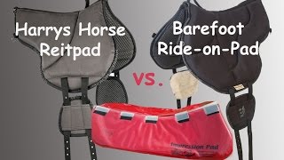 Barefoot RoP vs Harrys Horse Reitpad  Drucktest [upl. by Ahsenid82]