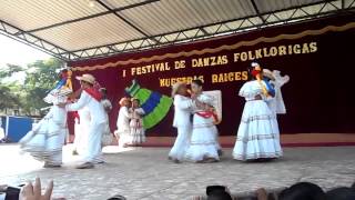 EL PALITO VERDE  DANZA FOLKLORICA honduras potrerillos cortes [upl. by Nahguav]