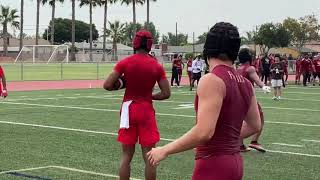 Rivals100 WR CJ Williams stars as Mater Dei wins St John Bosco 7v7 tournament [upl. by Hansel]