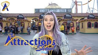 The Attractions Show  Knotts Scary Farm Craft Beer at Legoland Florida latest news [upl. by Jahdal]