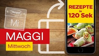 AsiaGlücksrollen  MAGGI Rezepte in 120 Sekunden [upl. by Odnaloy]