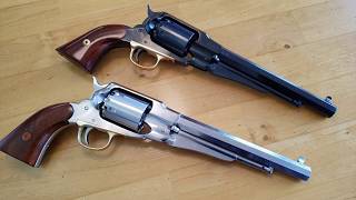 A pair of Uberti Remington 1858 New Army replicas 荒野大嫖客 [upl. by Ham]