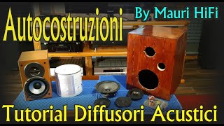 Autocostruzioni di Diffusori Acustici Tutorial uso AntiRisonante [upl. by Allis]