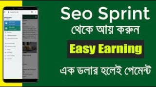 Earn from Seo Sprint  Daily Payment  Easy Earning Way Work on Mobile [upl. by Elatia805]